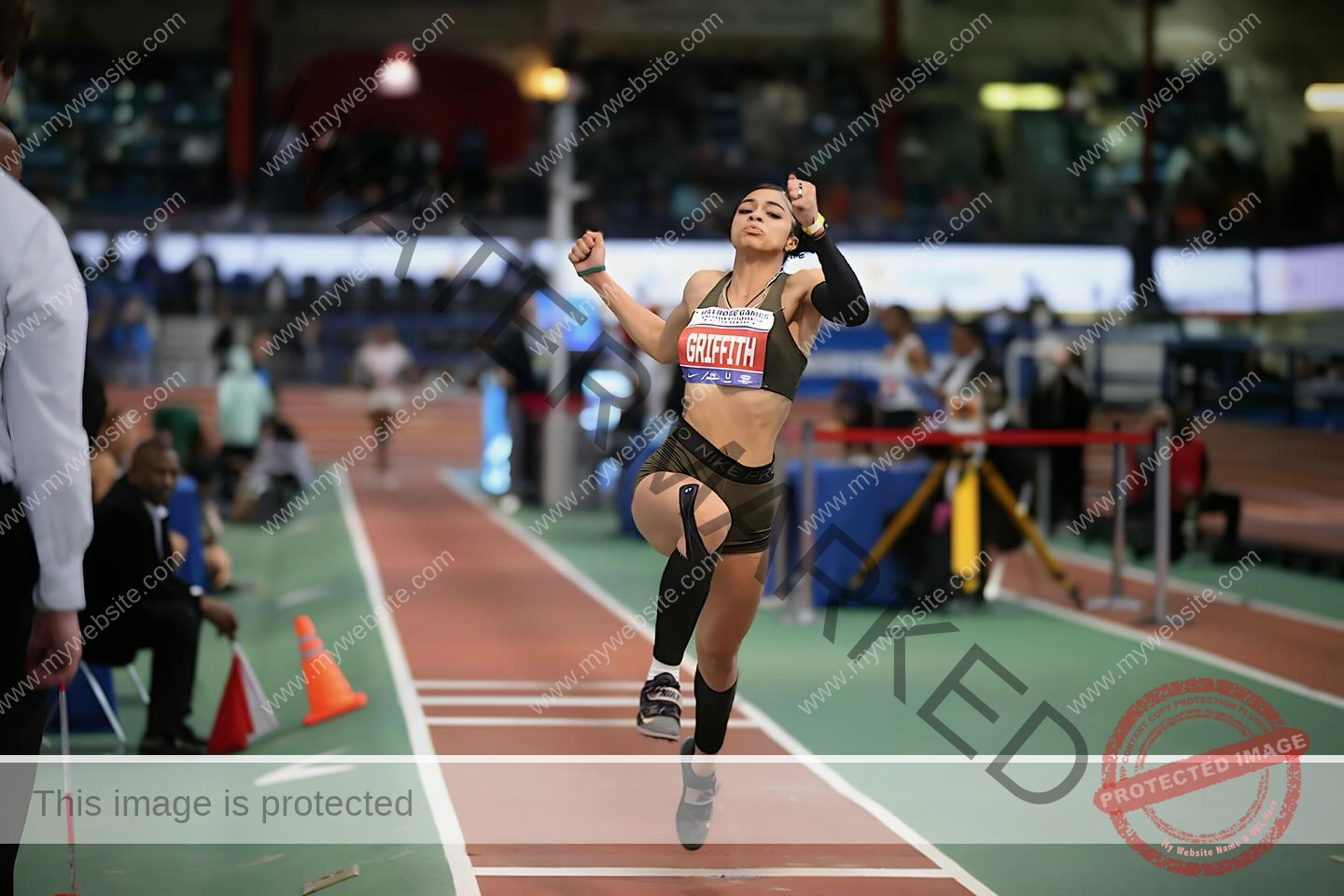 Dahlia Barnes is a track and field athlete from USA