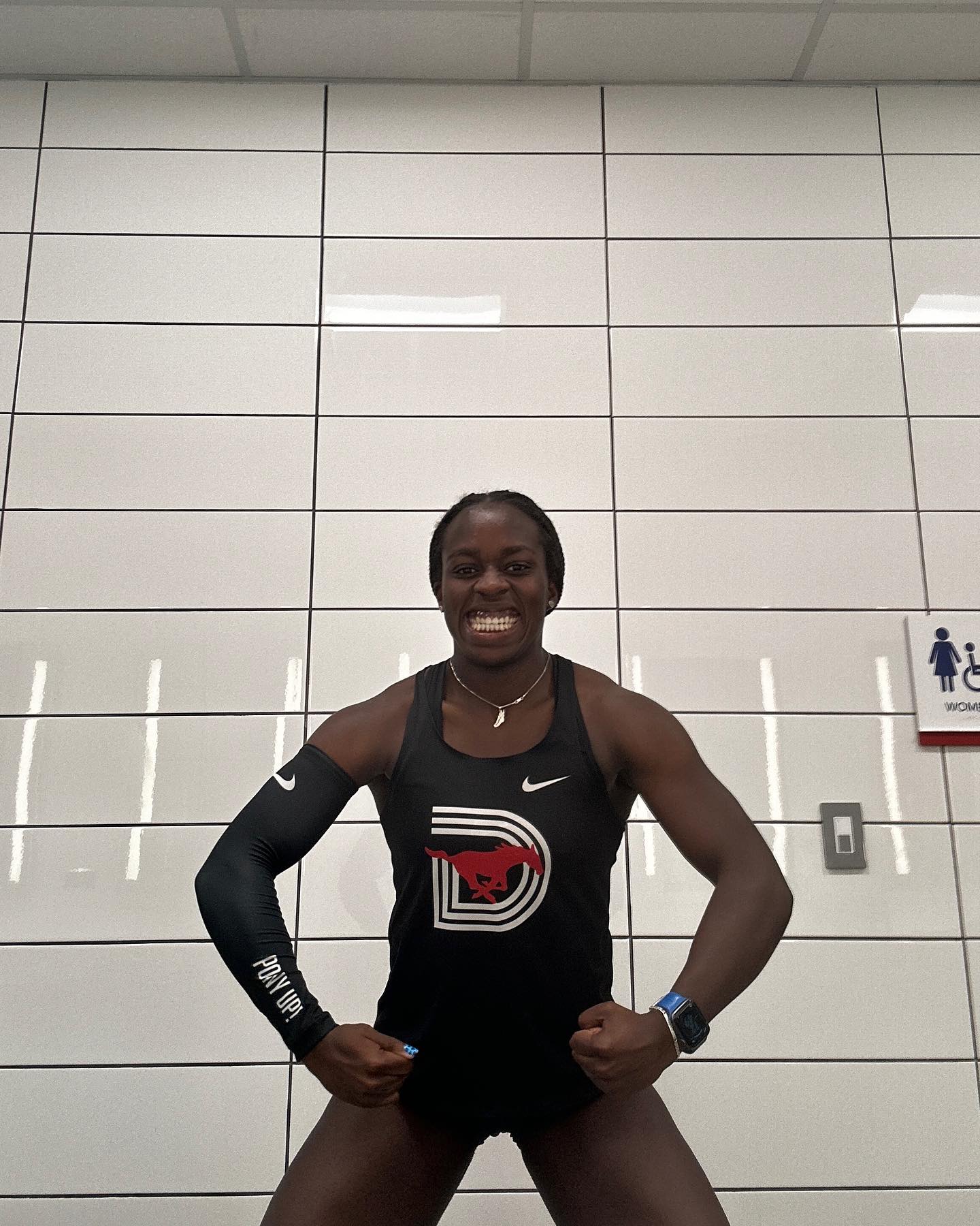 Raelyn Roberson is a track and field athlete from USA