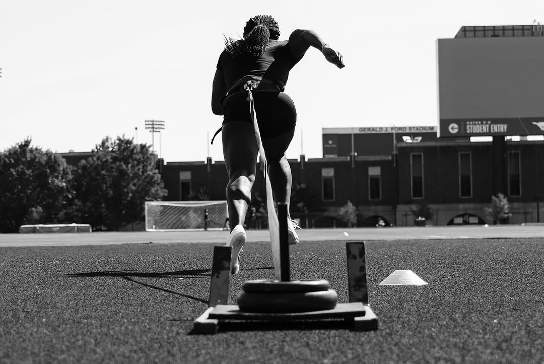 Raelyn Roberson is a track and field athlete from USA