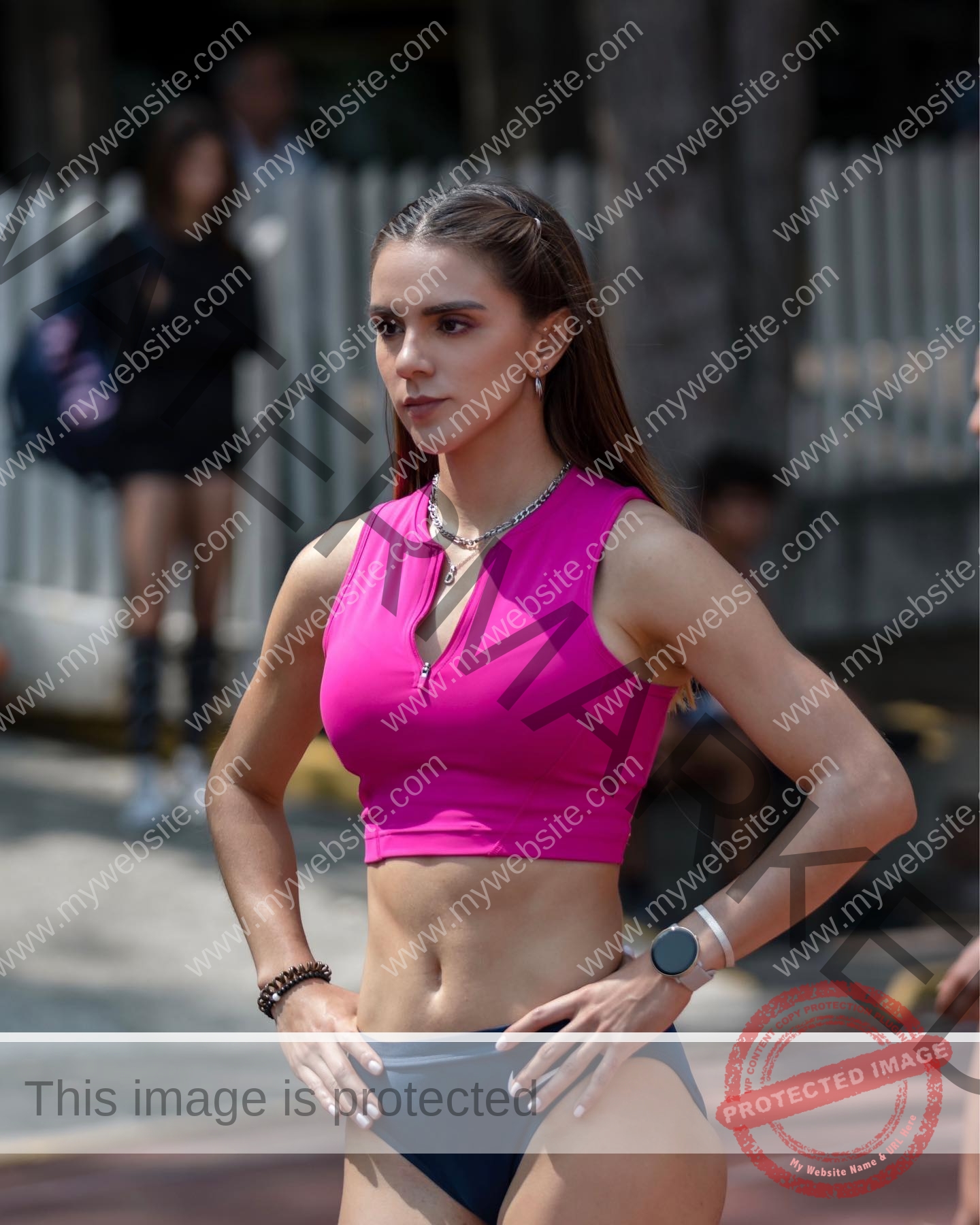 Dania Aguillon is a track and field athlete from Mexico