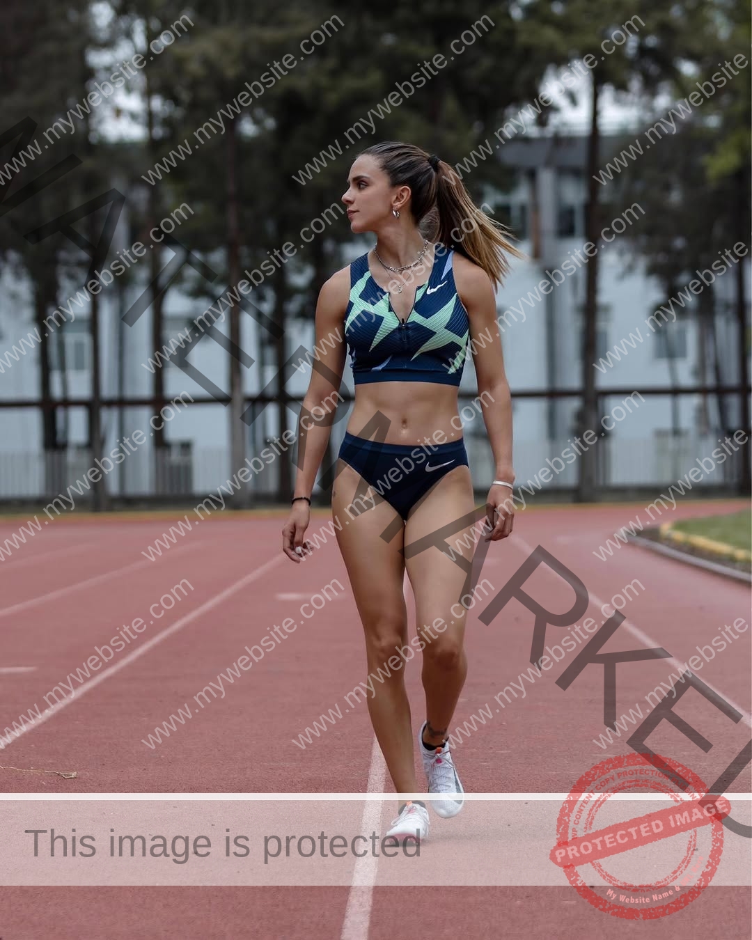 Dania Aguillon is a track and field athlete from Mexico