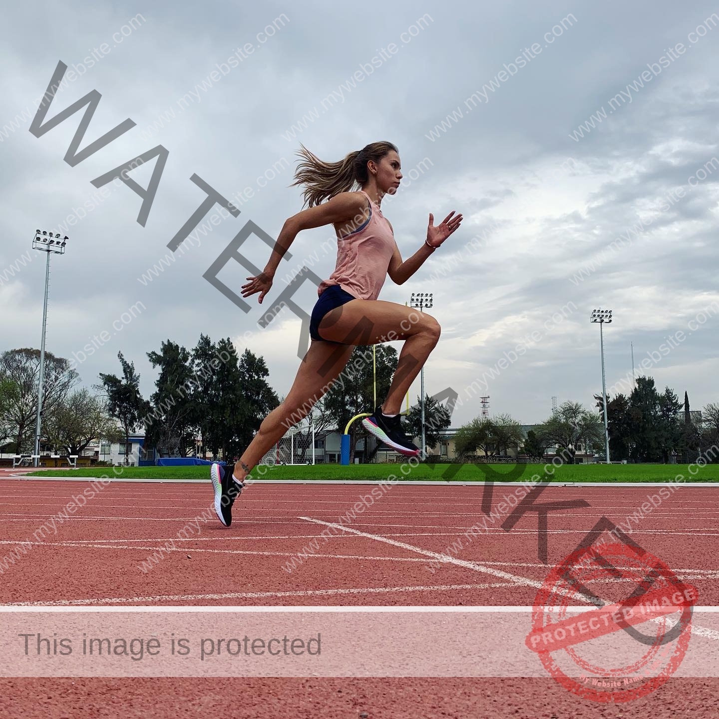 Dania Aguillon is a track and field athlete from Mexico