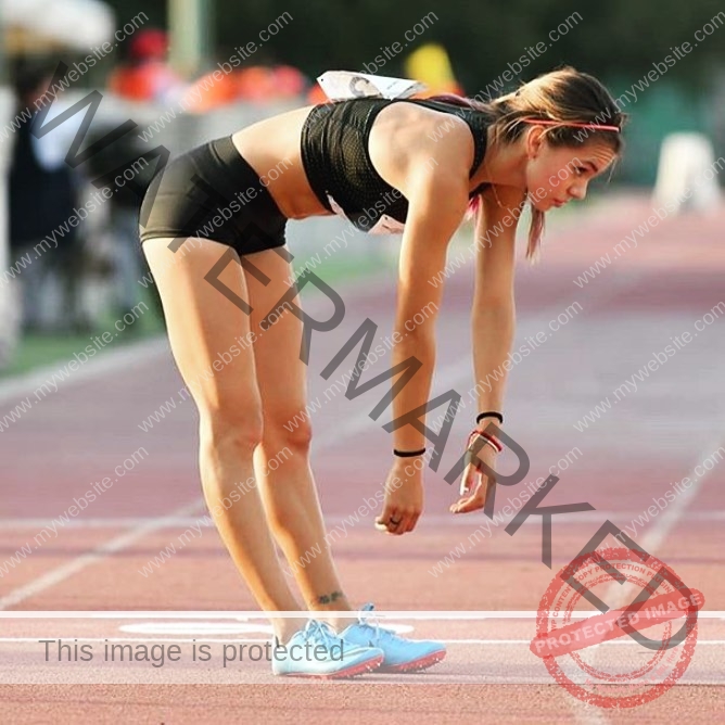 Dania Aguillon is a track and field athlete from Mexico